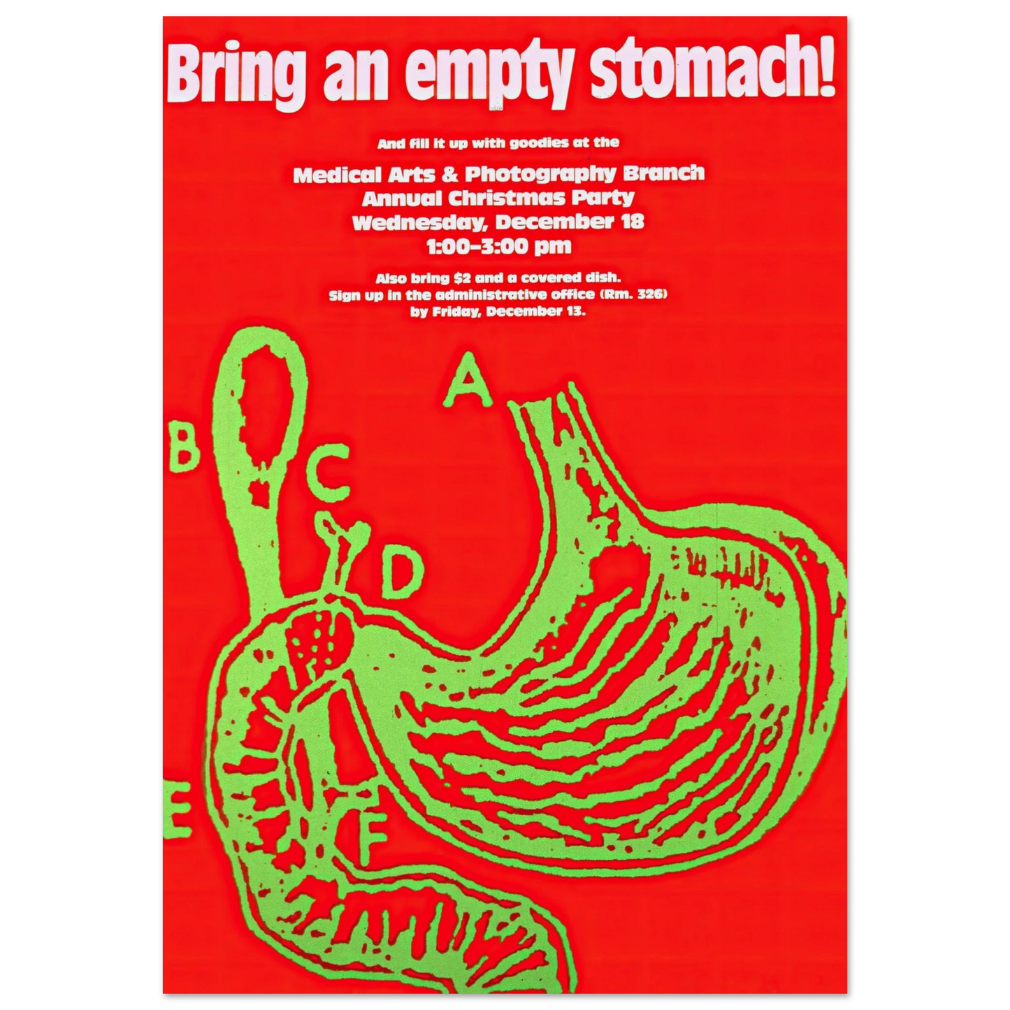 Bring an empty stomach! Art Print | National Institutes of Health-Quipham Collections