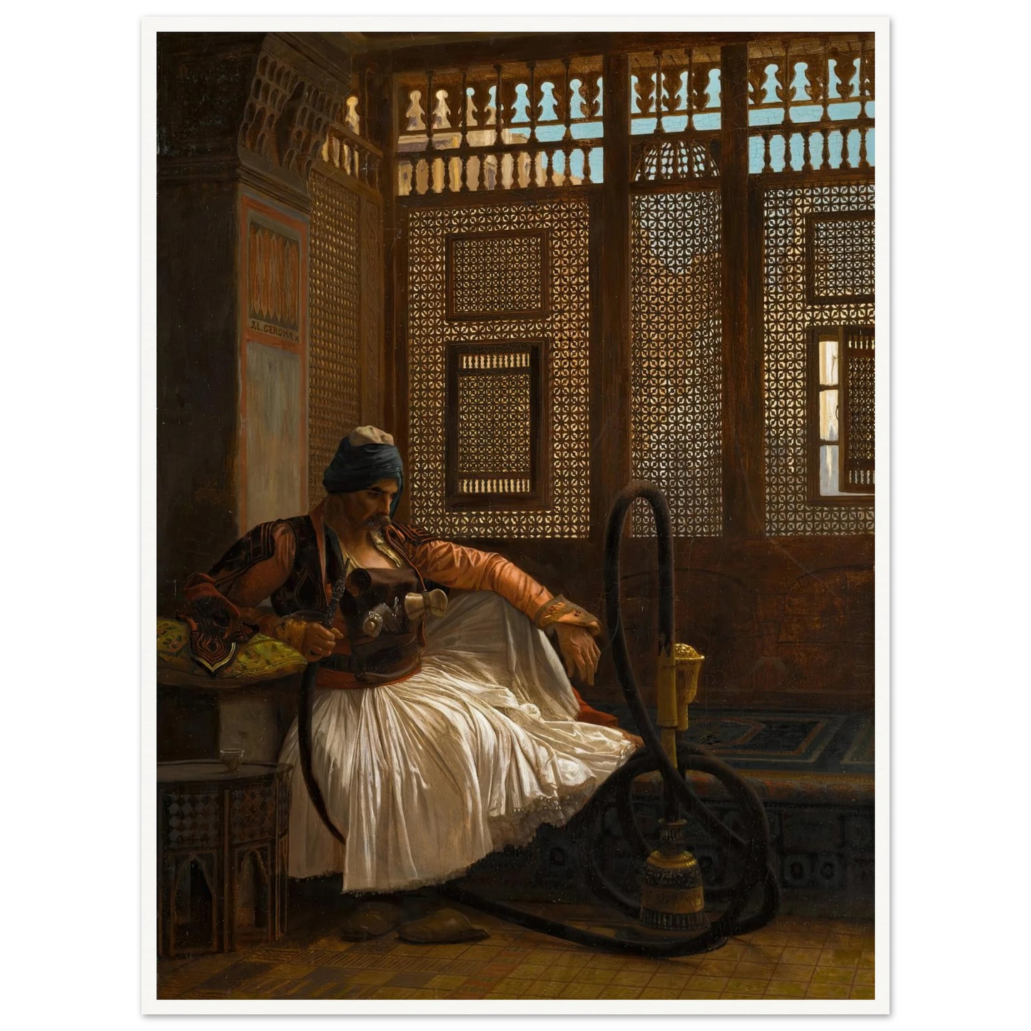 Arnaut at Rest Art Print | Jean Leon Gerome-Quipham Collections