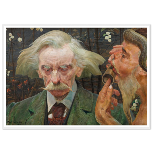The Unknown Note (1902) Art Print | Jacek Malczewski-Quipham Collections