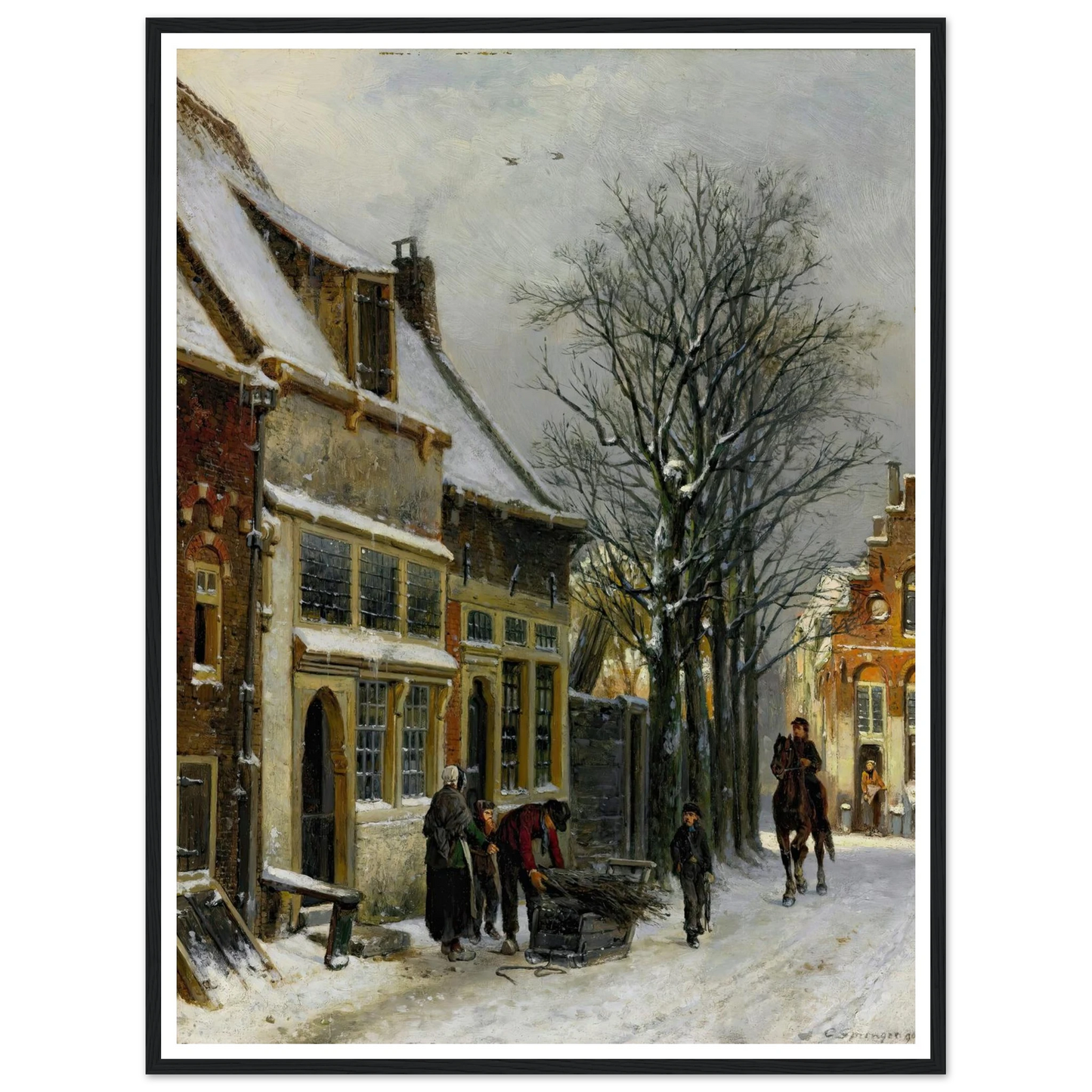 A View Of Haarlem (1890) Art Print | Cornelis Springer-Quipham Collections