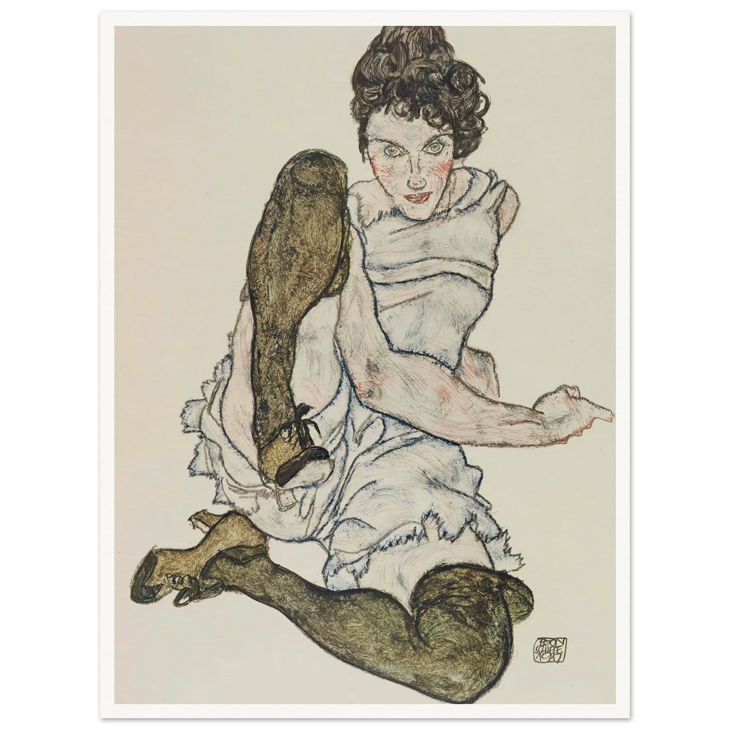 Handzeichnungen (1920) Art Print | Egon Schiele-Quipham Collections