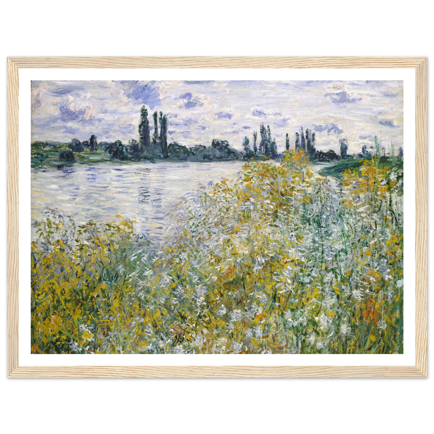 Île aux Fleurs near Vétheuil (1880) Art Print | Claude Monet-Quipham Collections
