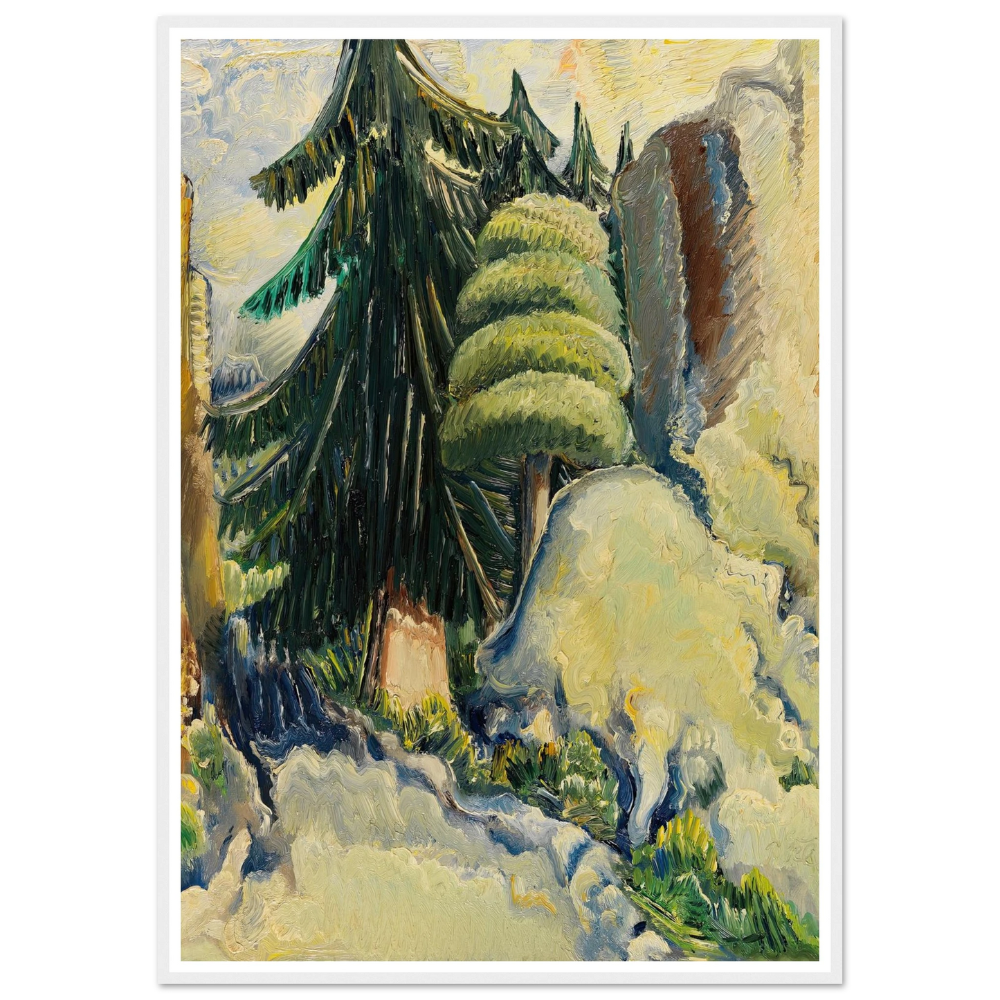 Baumlandschaft (1937) Art Print | Paul Kleinschmidt-Quipham Collections