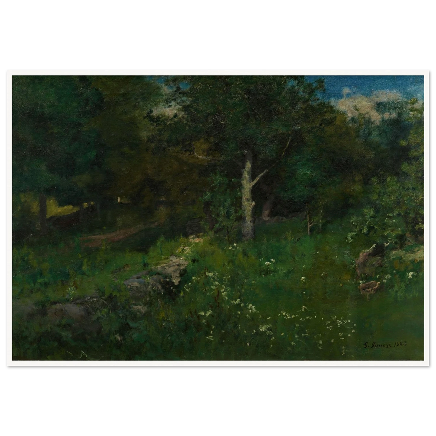 Summer Foliage (1883) Art Print | George Inness-Quipham Collections