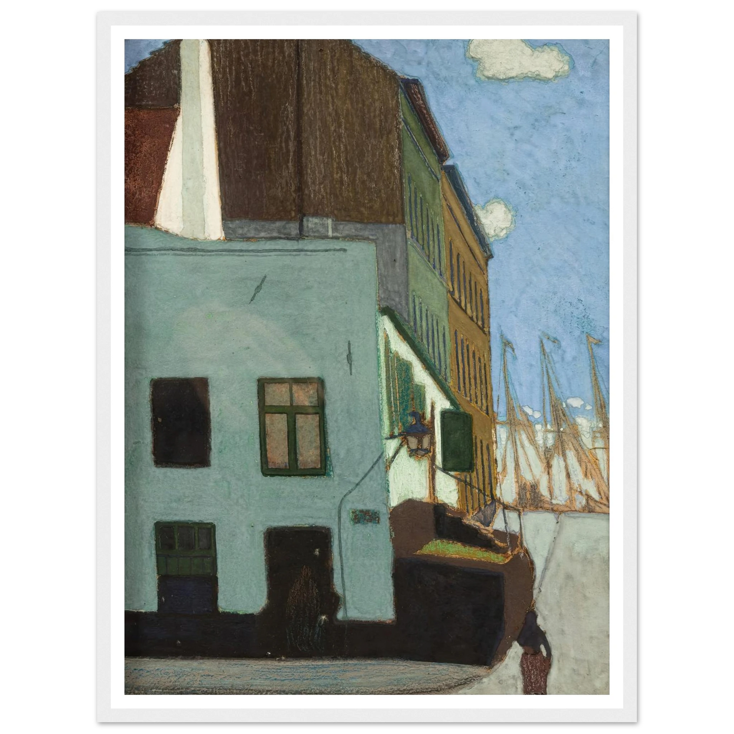 De Preekstoel, Ostende (circa 1911-1913) Art Print | Leon Spilliaert-Quipham Collections