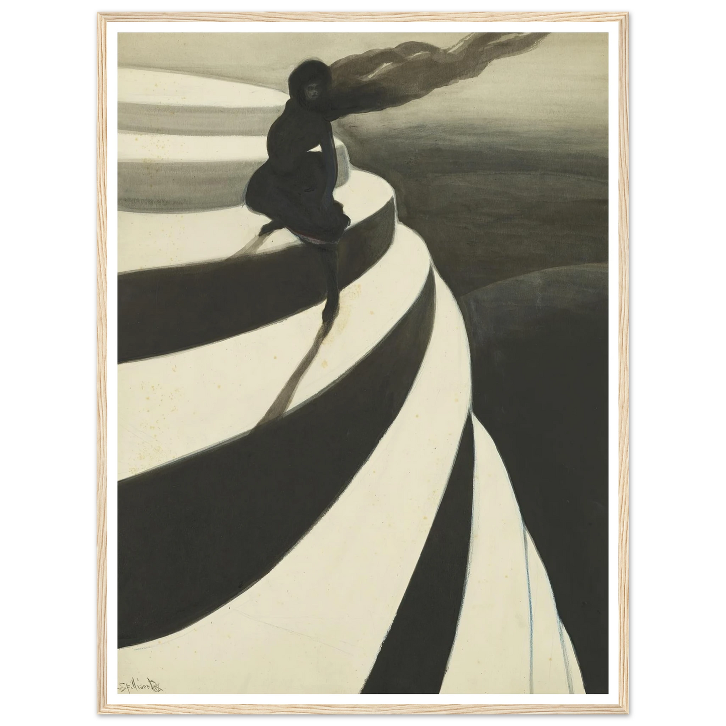 Vertigo (1908) Art Print | Leon Spilliaert-Quipham Collections
