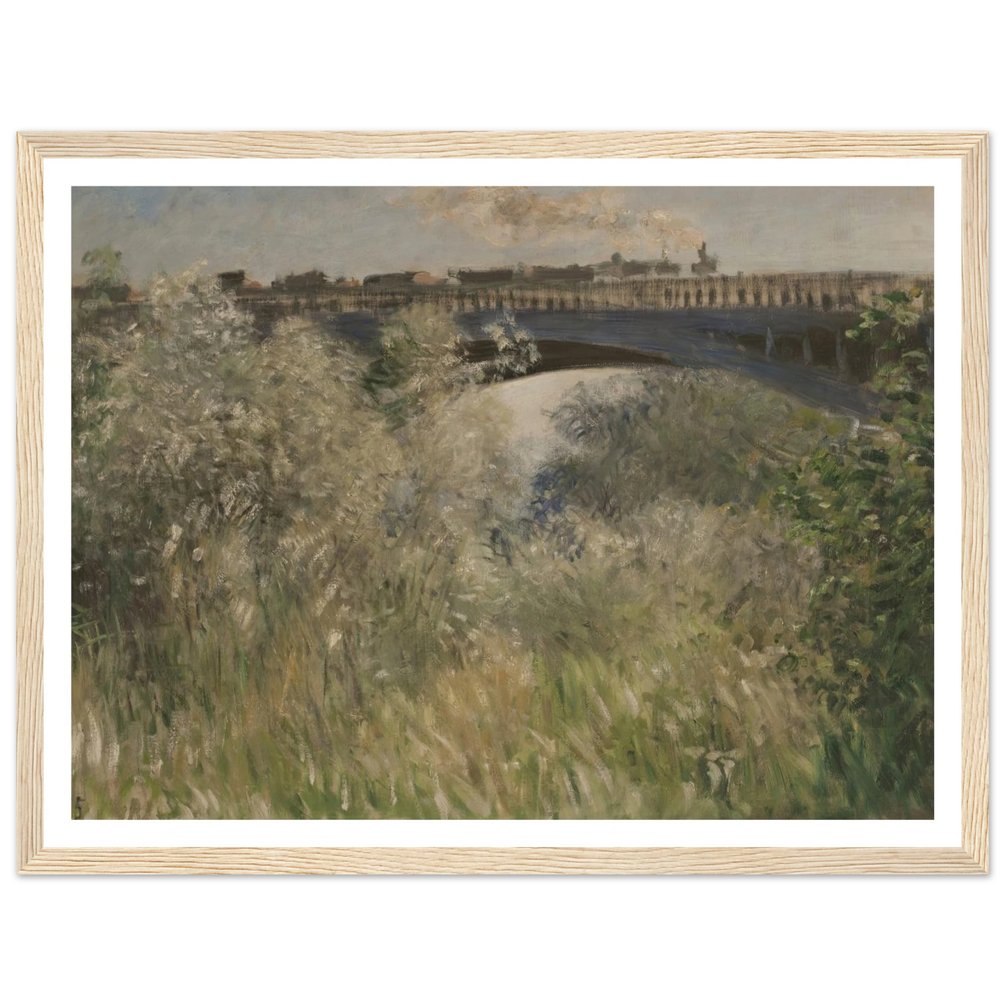 Le Pont d` Argenteuil (1875) Art Print | Claude Monet-Quipham Collections