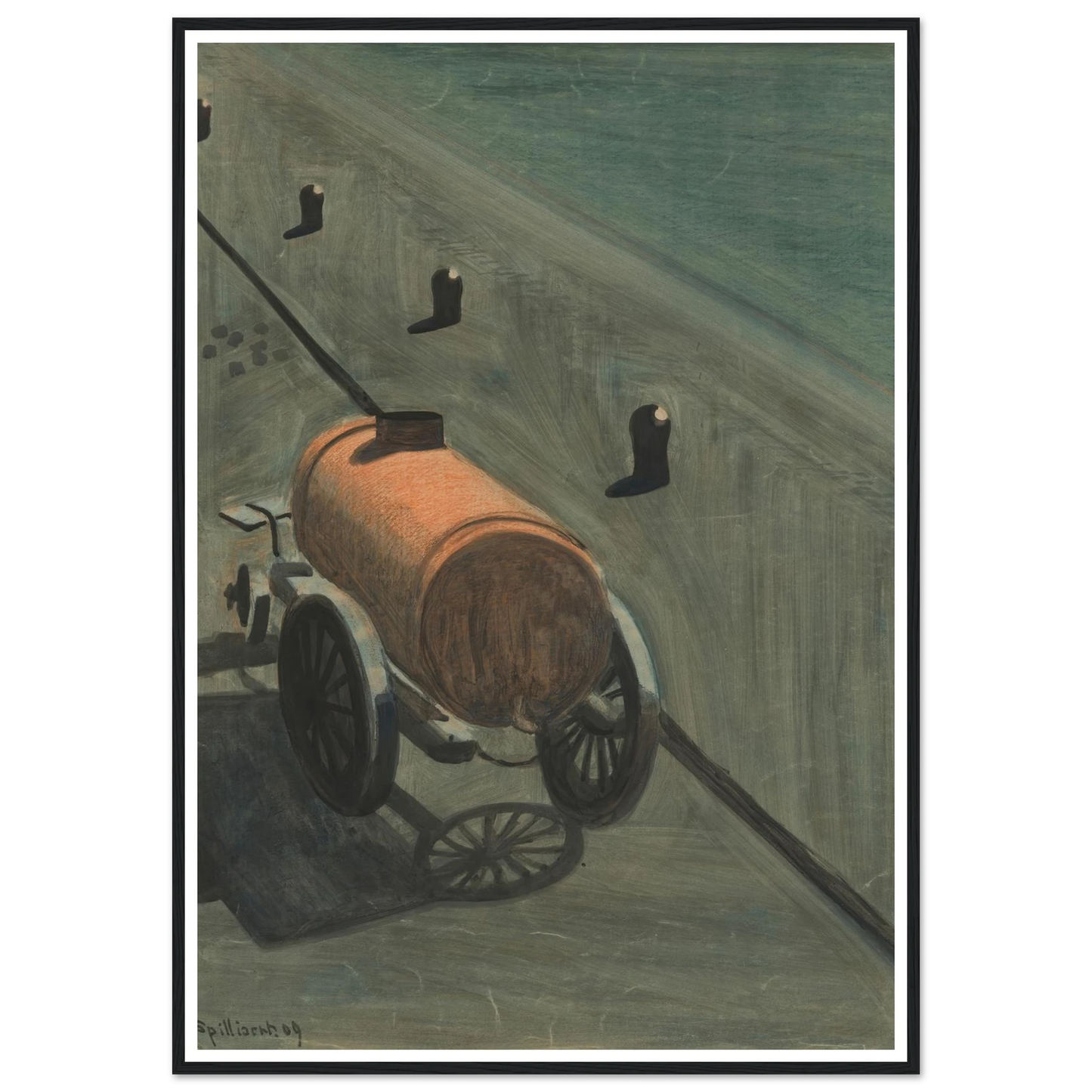 De waterkar (1909) Art Print | Leon Spilliaert-Quipham Collections