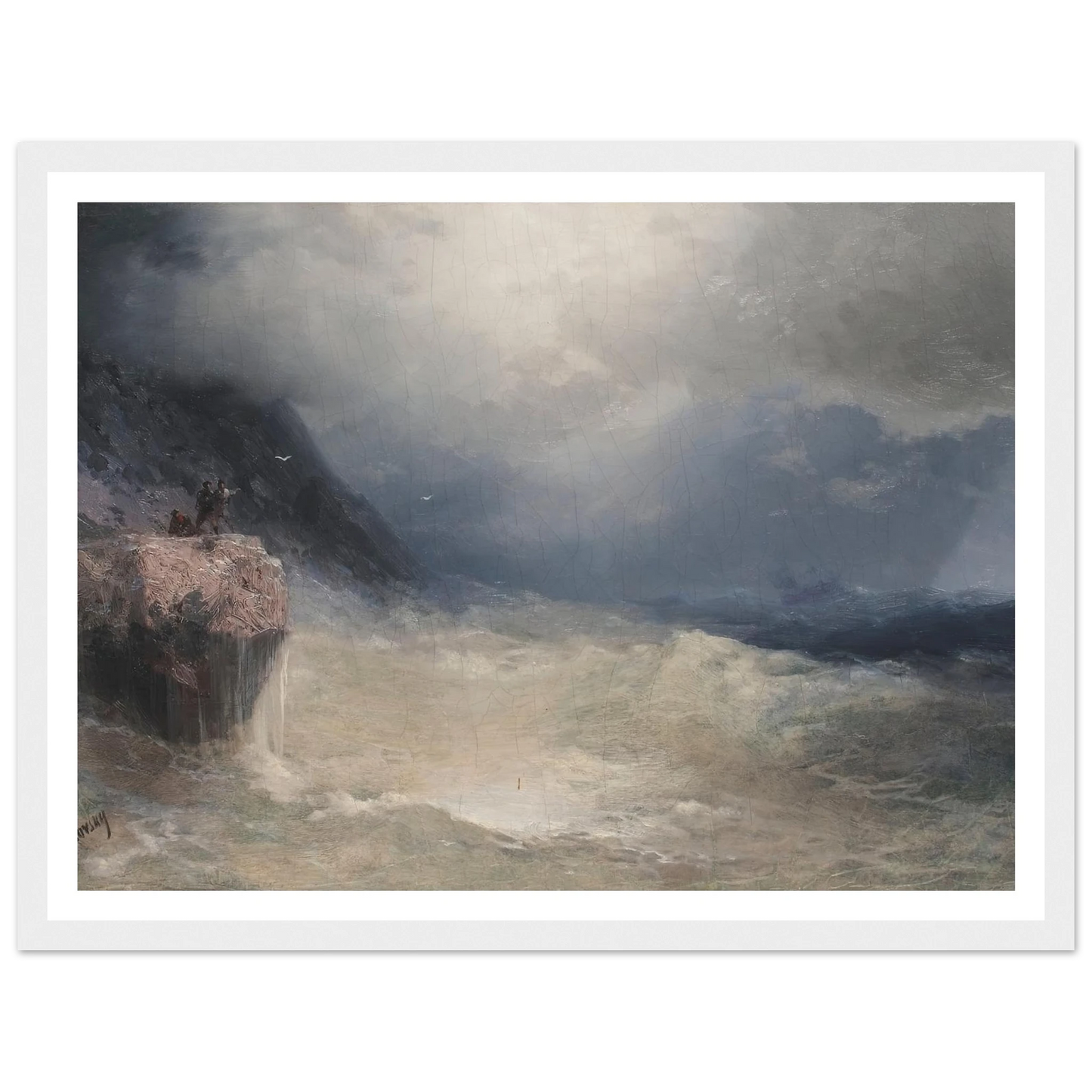 The Survivor Art Print | Ivan Konstantinovich Aivazovsky-Quipham Collections