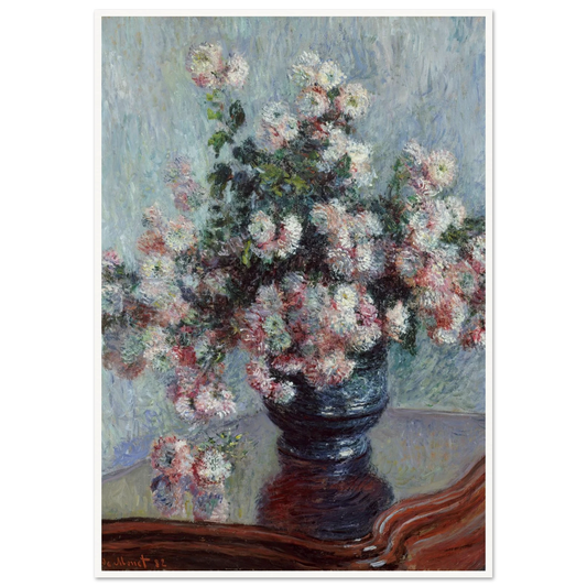Chrysanthemums (1882) Art Print | Claude Monet-Quipham Collections