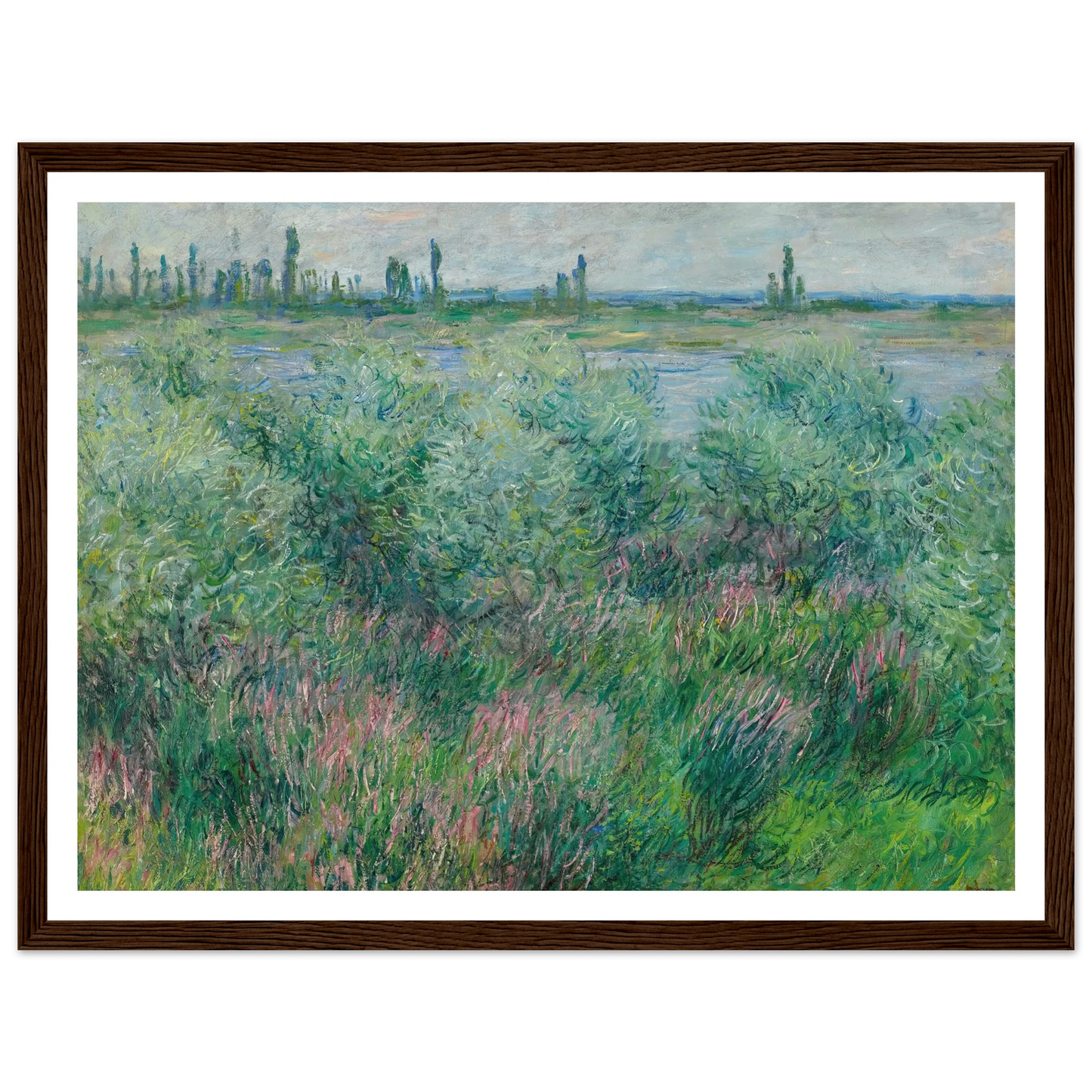 Berges De La Seine Près De Vétheuil (1881) Art Print | Claude Monet-Quipham Collections