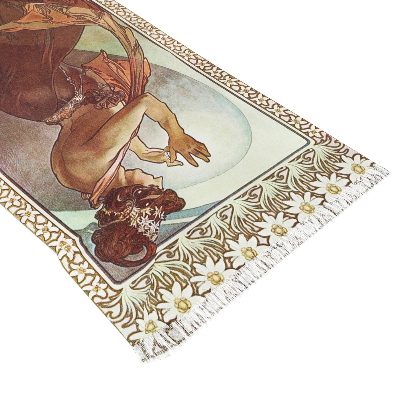 North Star | Alphonse Mucha Scarf – Art Nouveau Scarf-Quipham Collections