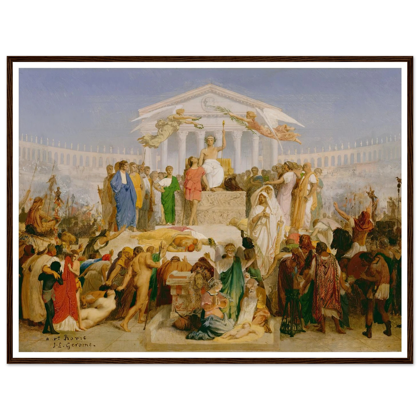 The Age of Augustus, the Birth of Christ (1852) Art Print | Jean Leon Gerome-Quipham Collections