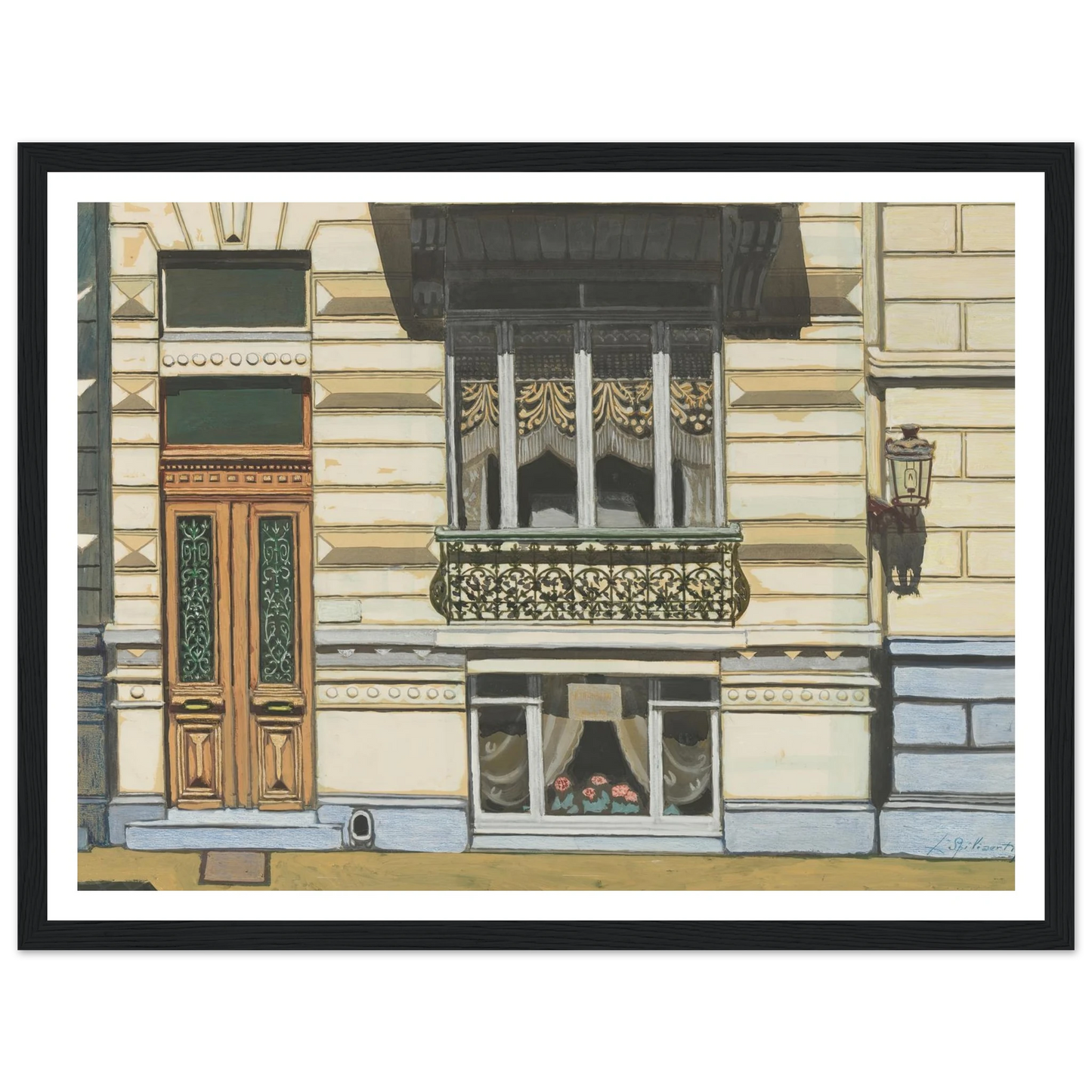 Huis in de Peter Benoitstraat, Oostende (1929) Art Print | Leon Spilliaert-Quipham Collections