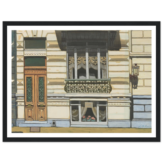 Huis in de Peter Benoitstraat, Oostende (1929) Art Print | Leon Spilliaert-Quipham Collections