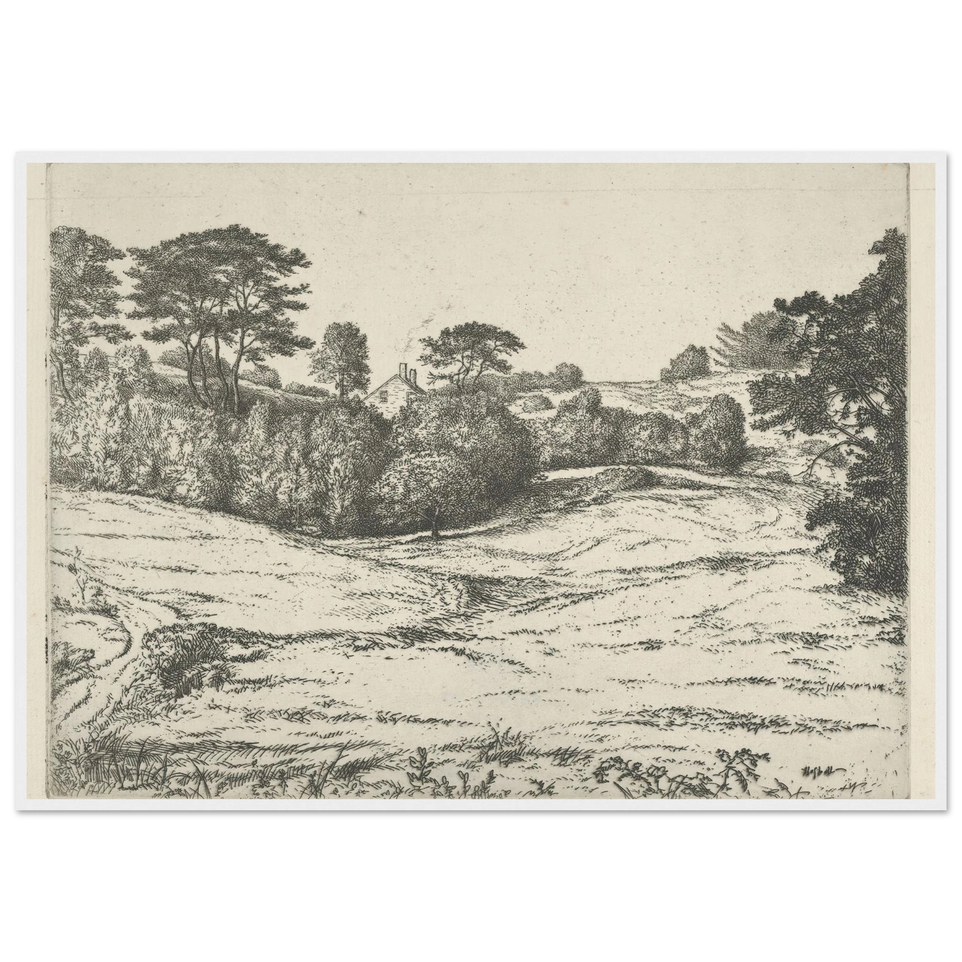 Dromore Vale (1900-1925) Art Print | Ernest Haskell-Quipham Collections