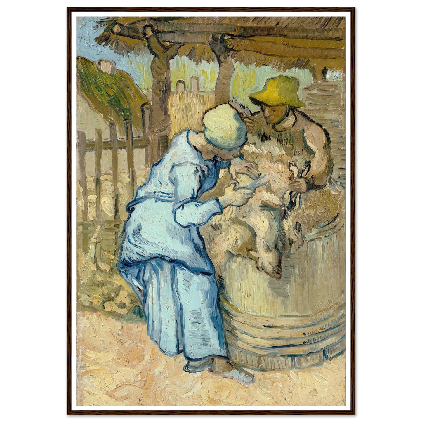 The Sheep-Shearer (After Millet) Art Print | Vincent van Gogh-Quipham Collections