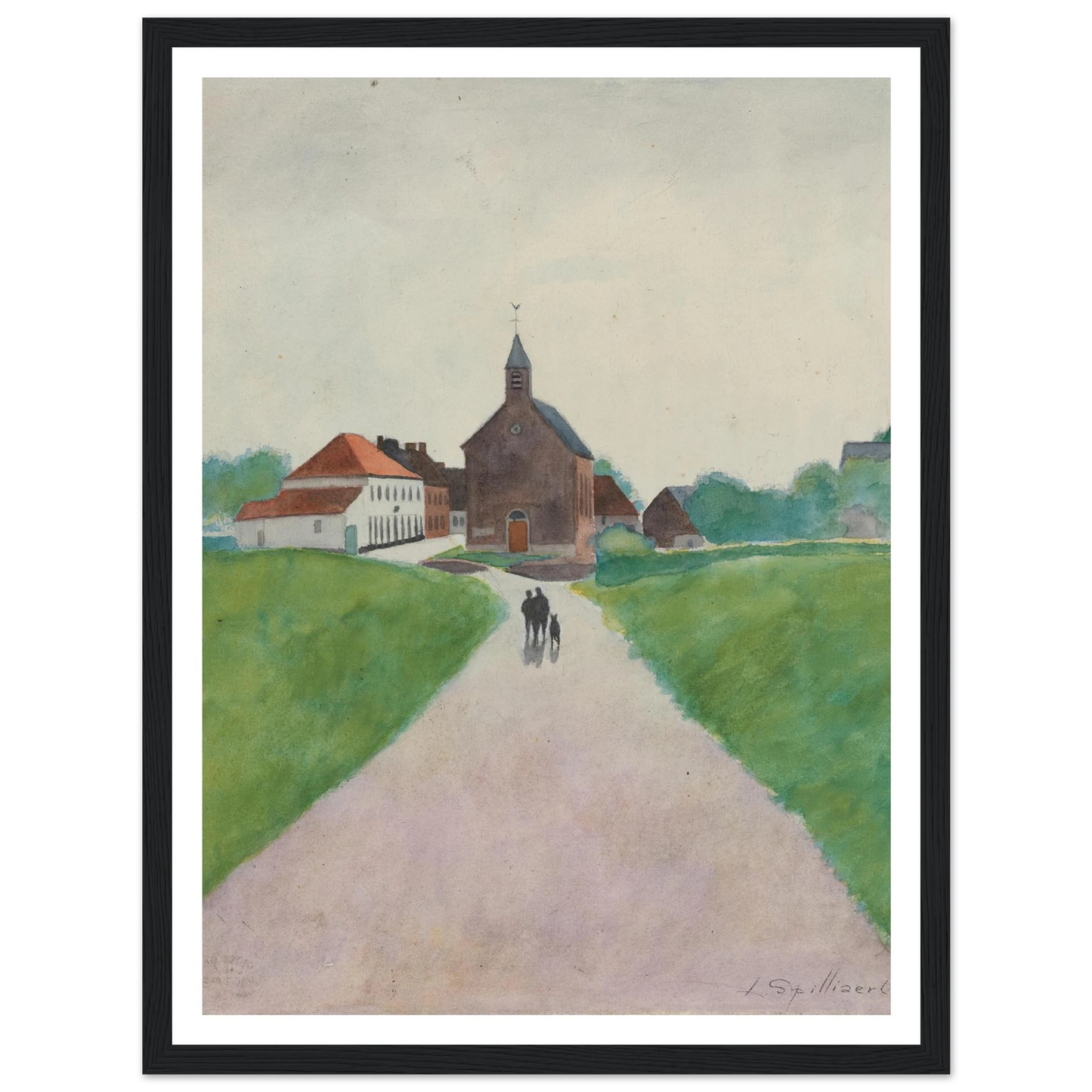 Au temps que Nanette était perdue pl. 4 (1931) Art Print | Leon Spilliaert-Quipham Collections