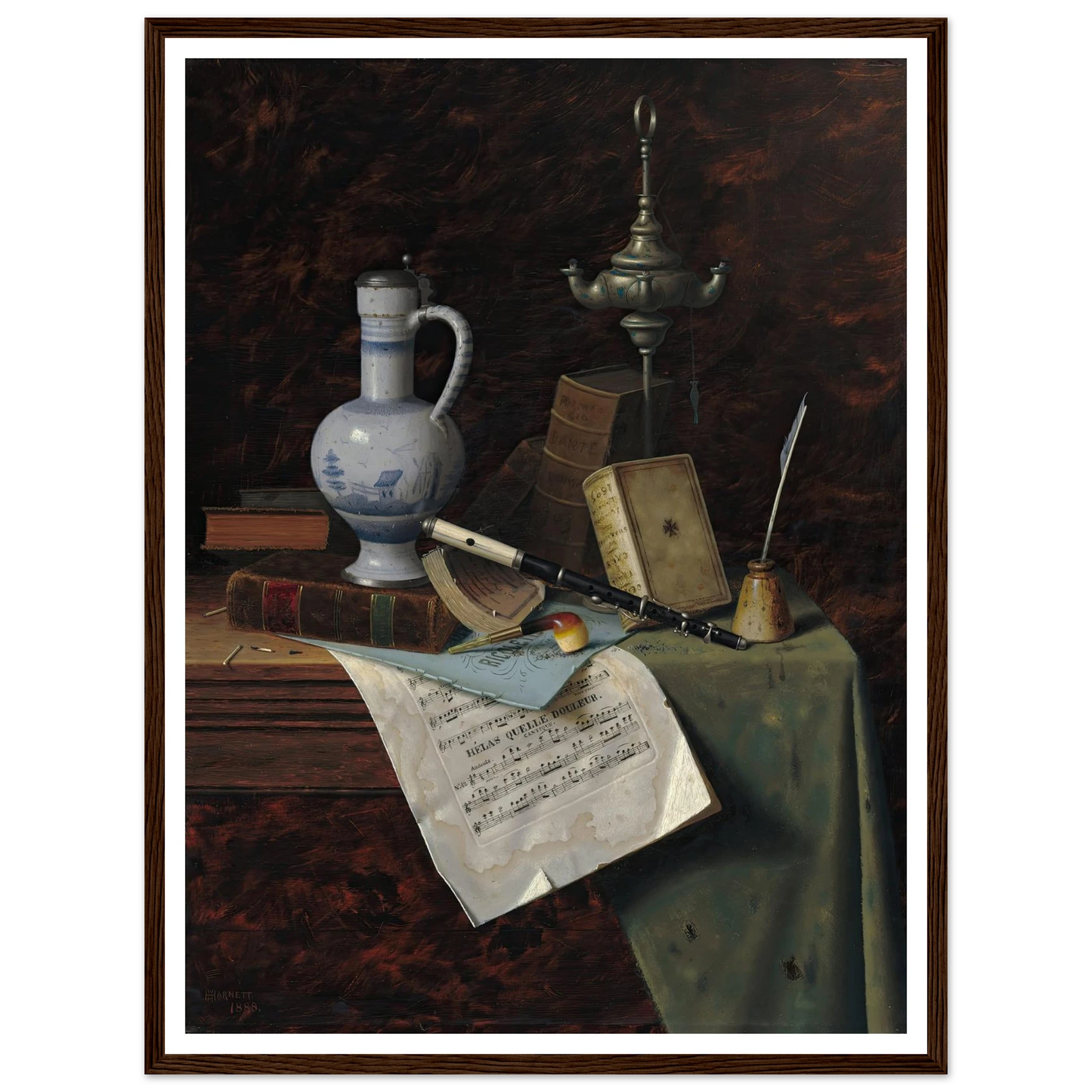 My Gems (1888) Art Print | William Michael Harnett-Quipham Collections