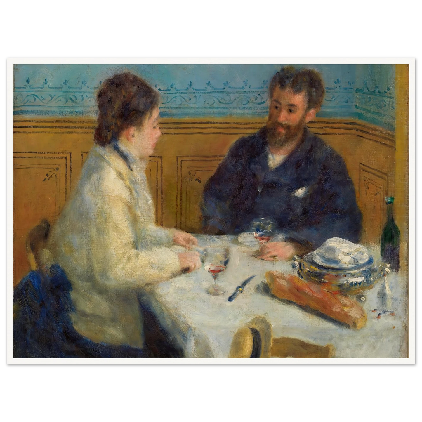 Luncheon (Le Déjeuner) (1875) Art Print | Pierre Auguste Renoir-Quipham Collections