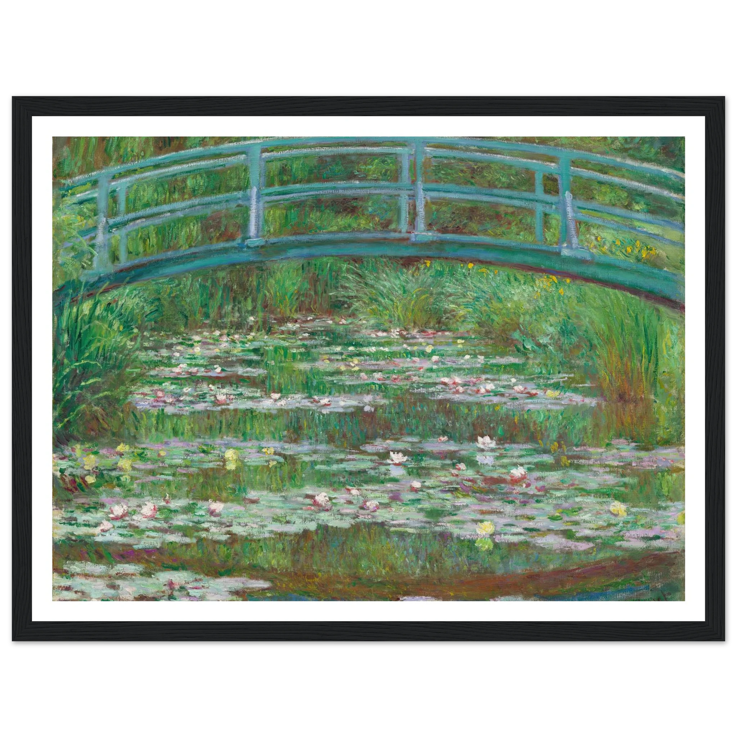 The Japanese Footbridge (1899) Art Print | Claude Monet-Quipham Collections
