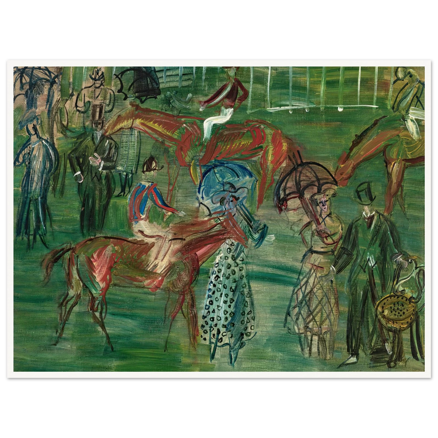 La pelouse (circa 1950) Art Print | Raoul Dufy-Quipham Collections