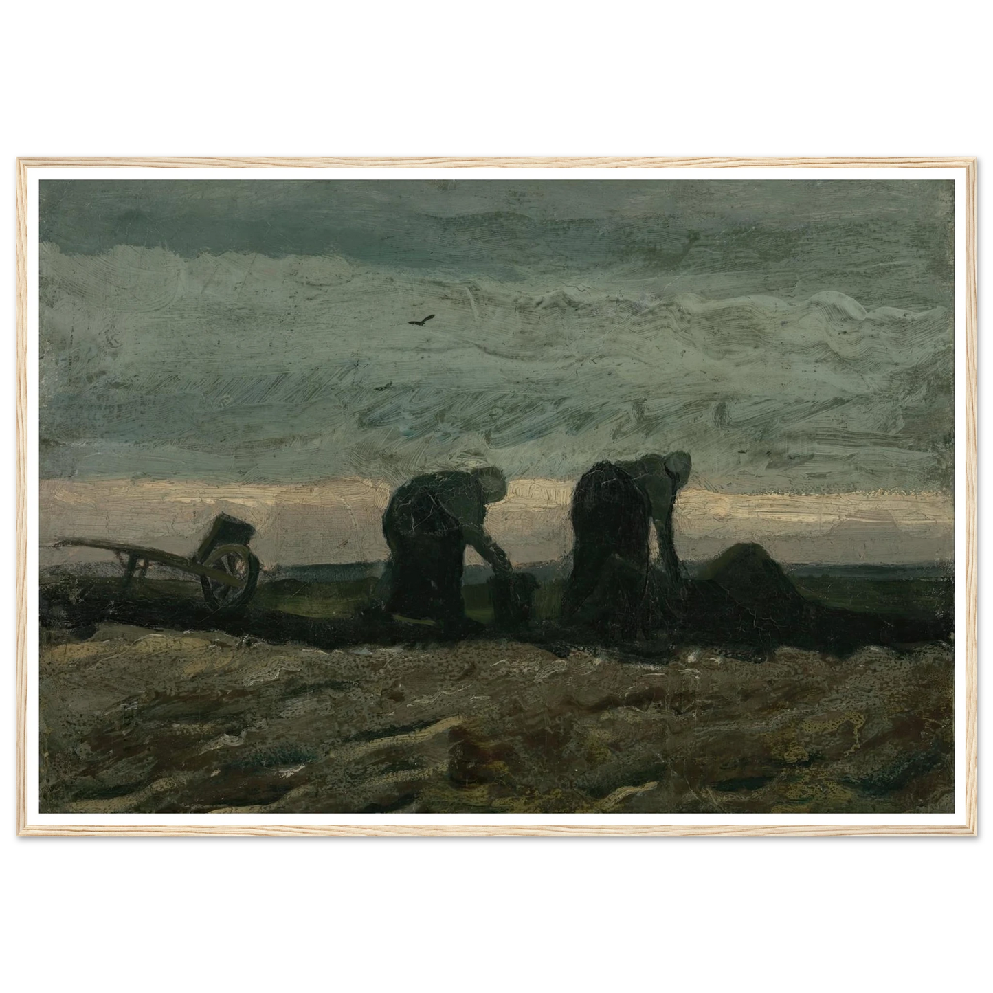 Two women on the heath (1883) Art Print | Vincent van Gogh-Quipham Collections