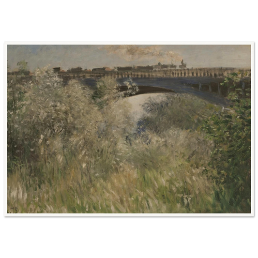 Le Pont d` Argenteuil (1875) Art Print | Claude Monet-Quipham Collections