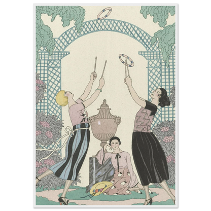 Le Jeu des Graces (1921) Art Print | George Barbier-Quipham Collections