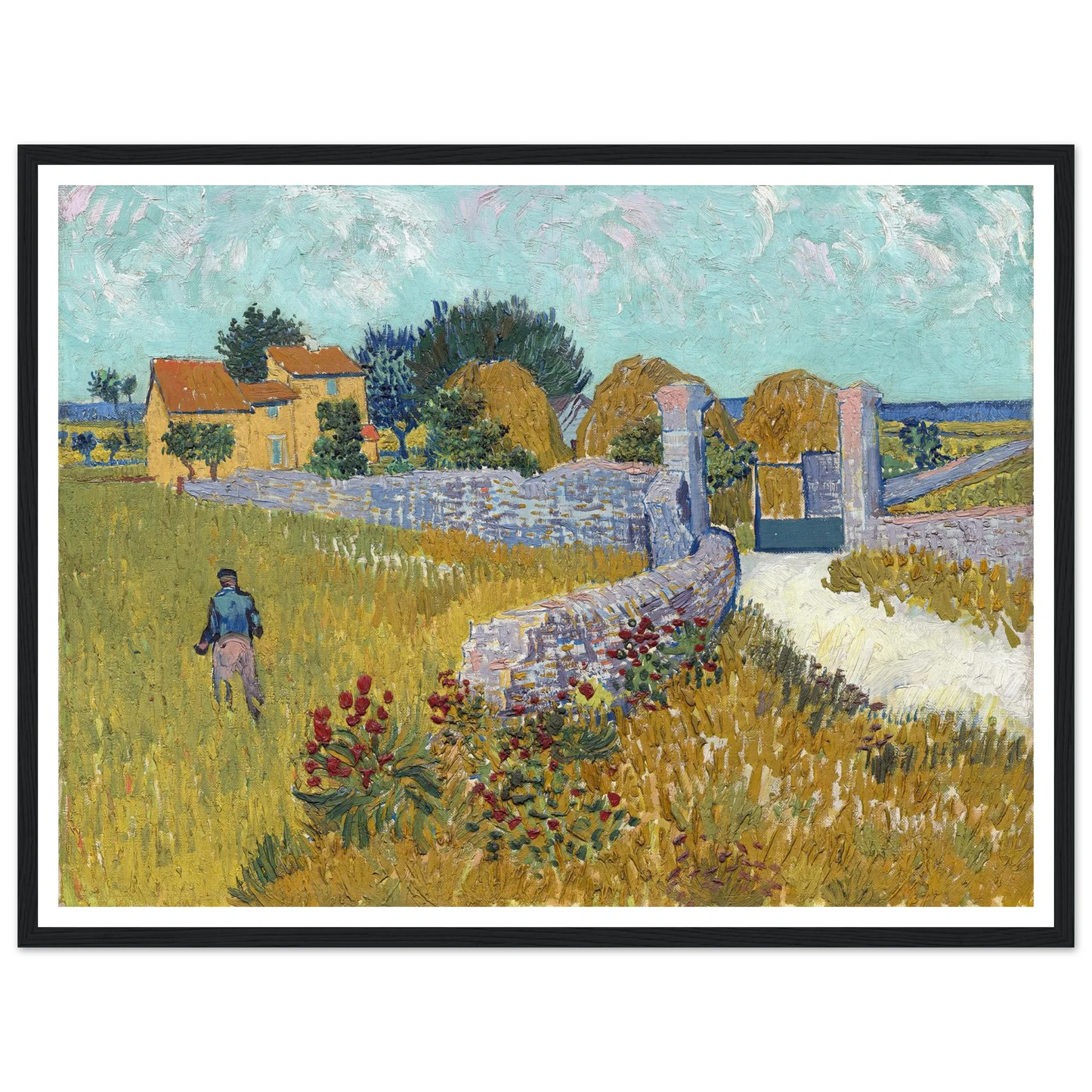Farmhouse in Provence (1888) Art Print | Vincent van Gogh-Quipham Collections