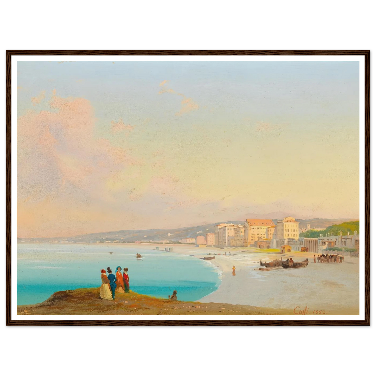 Nice (1852) Art Print | Ippolito Caffi-Quipham Collections