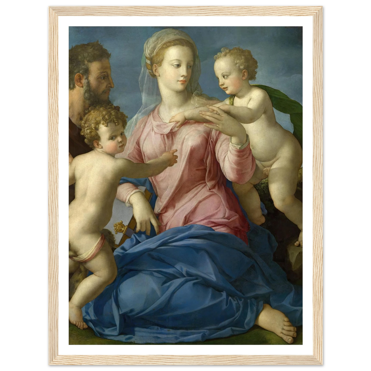 The Holy Family with the Infant Saint John the Baptist (1540s) Art Print | Agnolo Bronzino-Quipham Collections