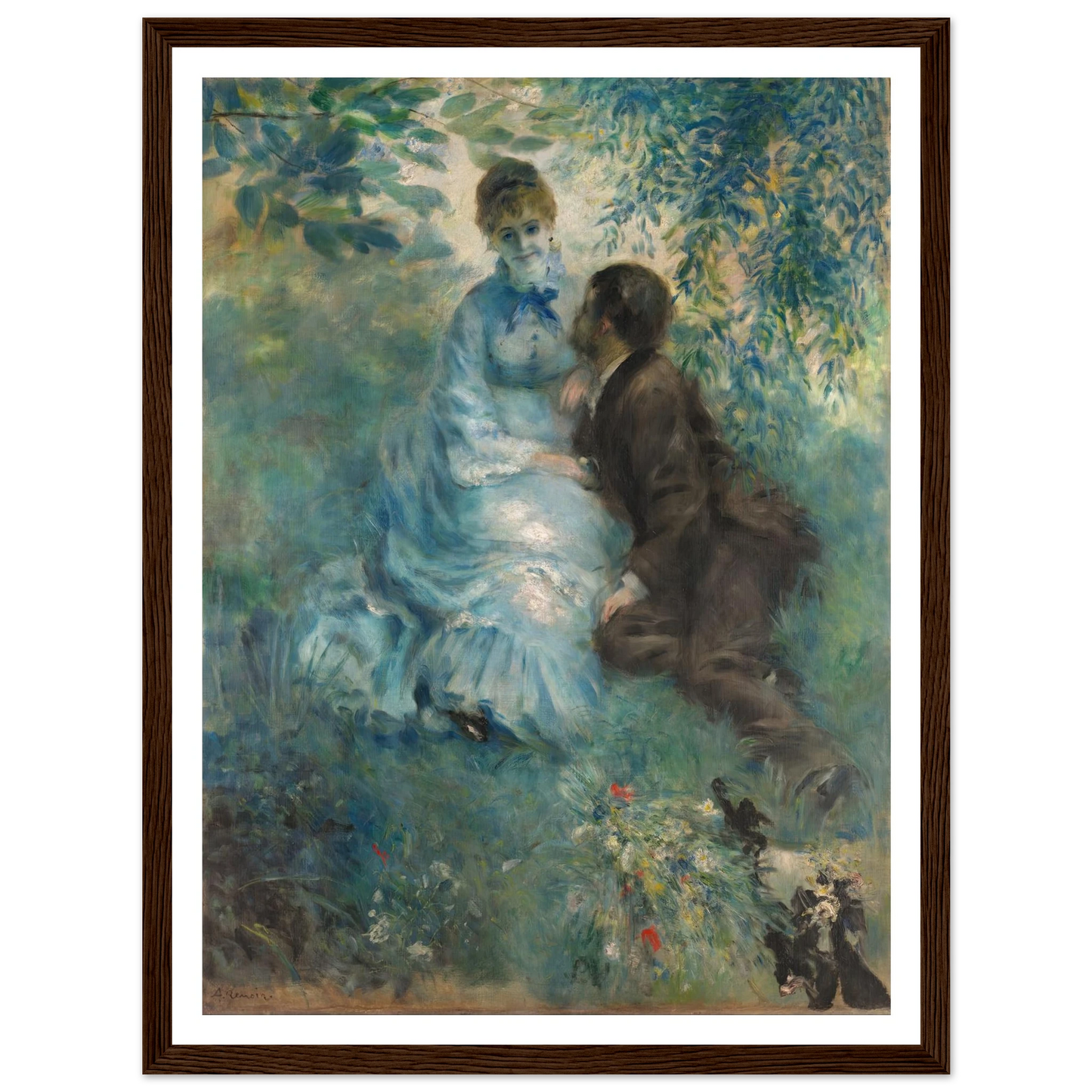 Lovers (1875) Art Print | Pierre Auguste Renoir-Quipham Collections
