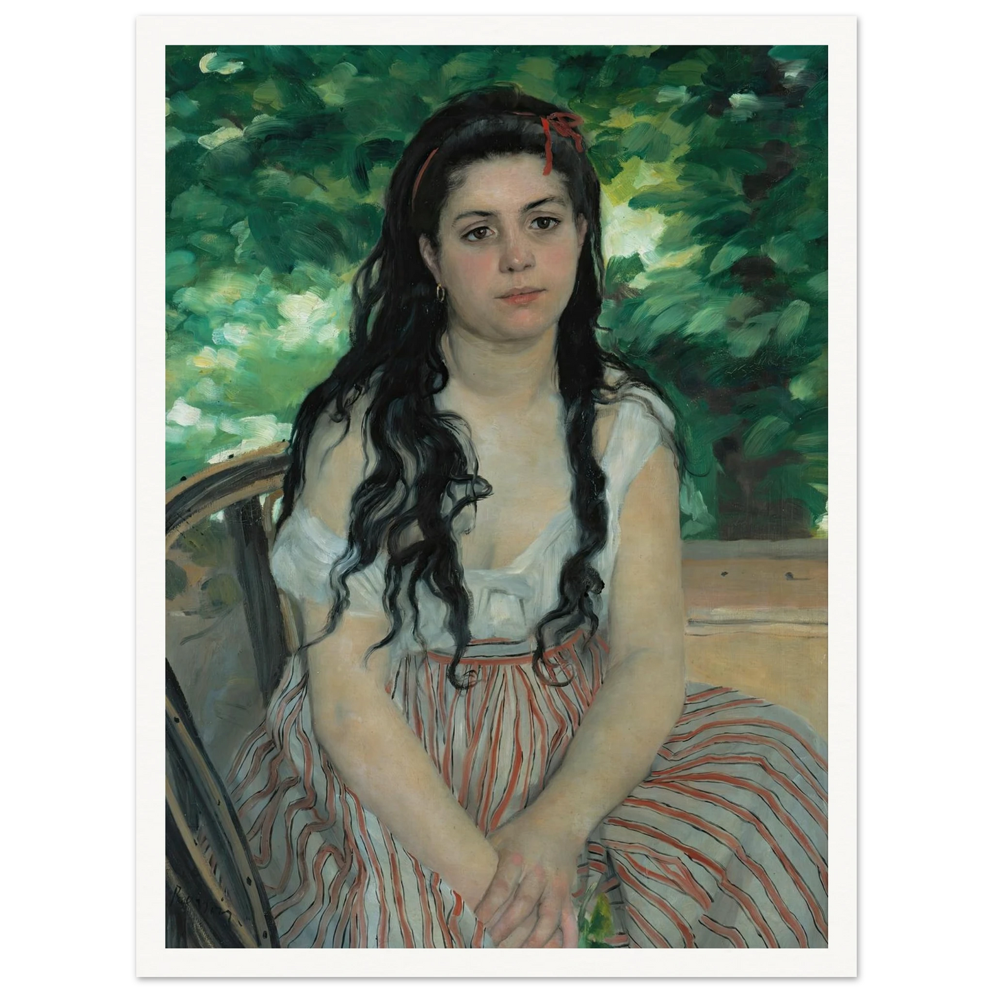 Summer (1868) Art Print | Pierre Auguste Renoir-Quipham Collections