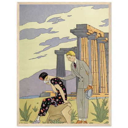 Falbalas et fanfreluches, Paestum (1925) Art Print | George Barbier-Quipham Collections