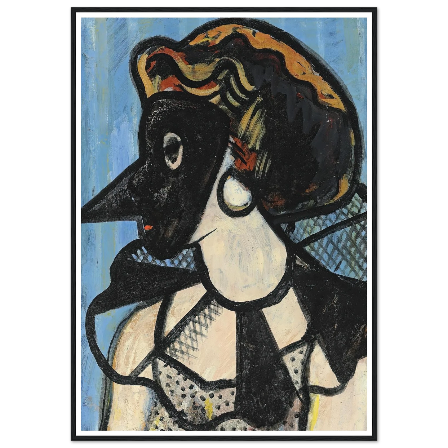 Femme au masque (circa 1938-1939) Art Print | Francis Picabia-Quipham Collections