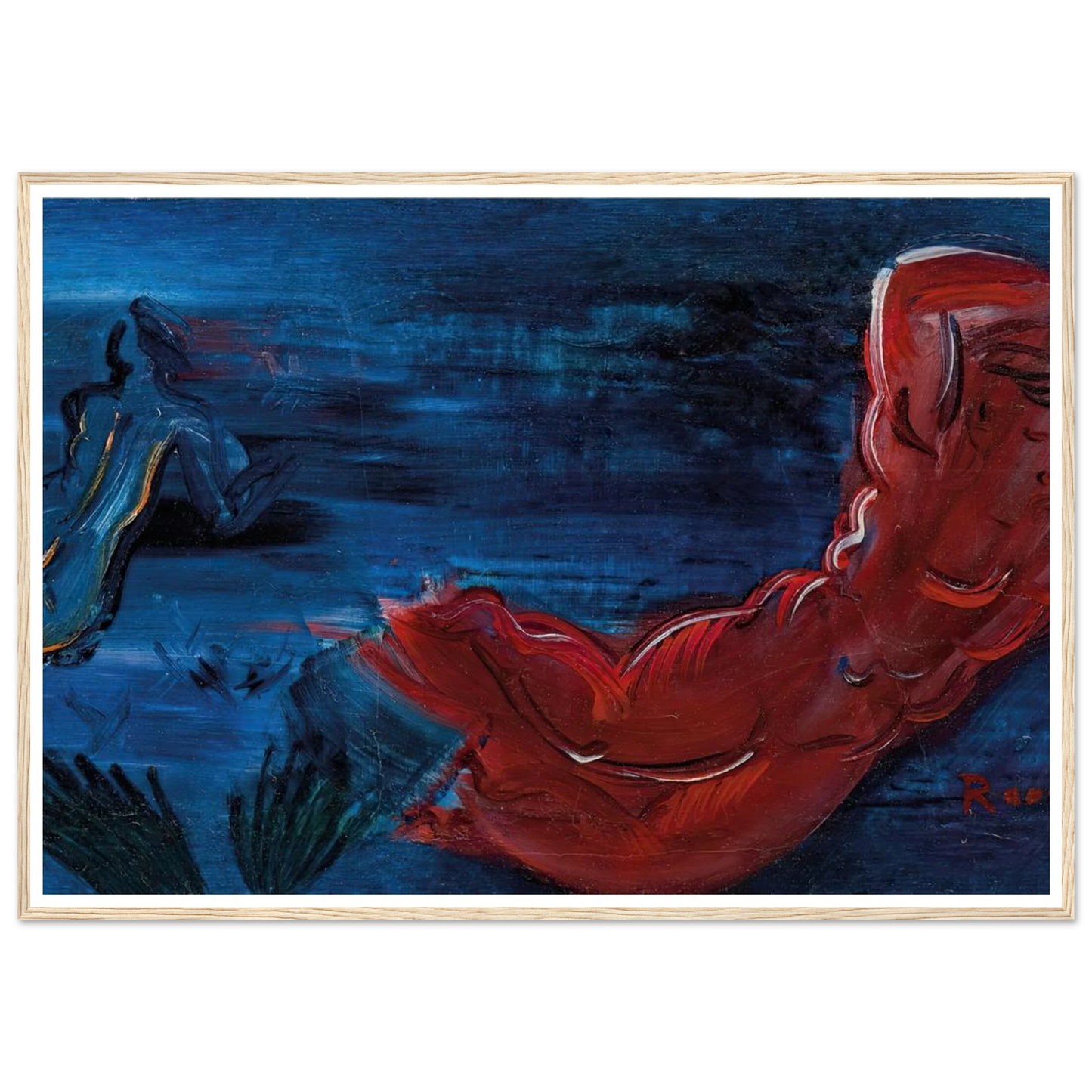 Naïade rouge (1926-30) Art Print | Raoul Dufy-Quipham Collections