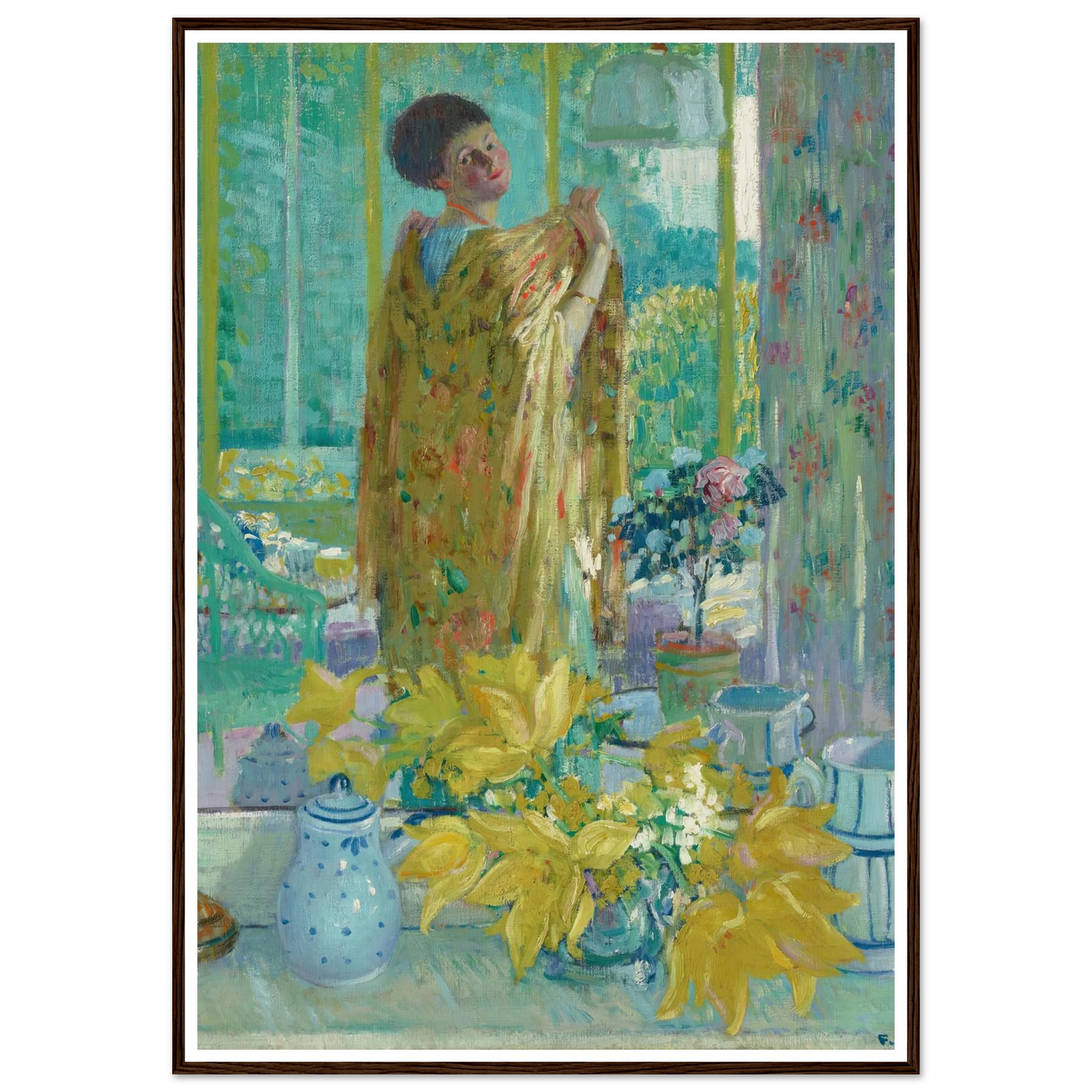 Yellow Tulips (circa 1911-1912) Art Print | Frederick Carl Frieseke-Quipham Collections