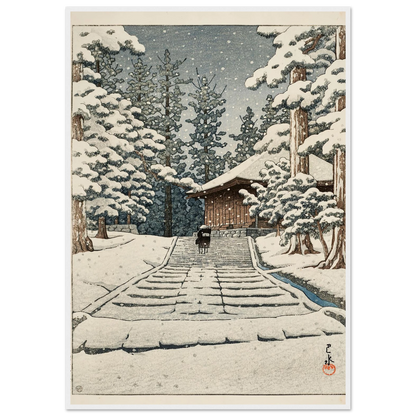 Hiraizumi Konjikido (Konjiki Hall at Hiraizumi) (1957) Art Print | Kawase Hasui-Quipham Collections