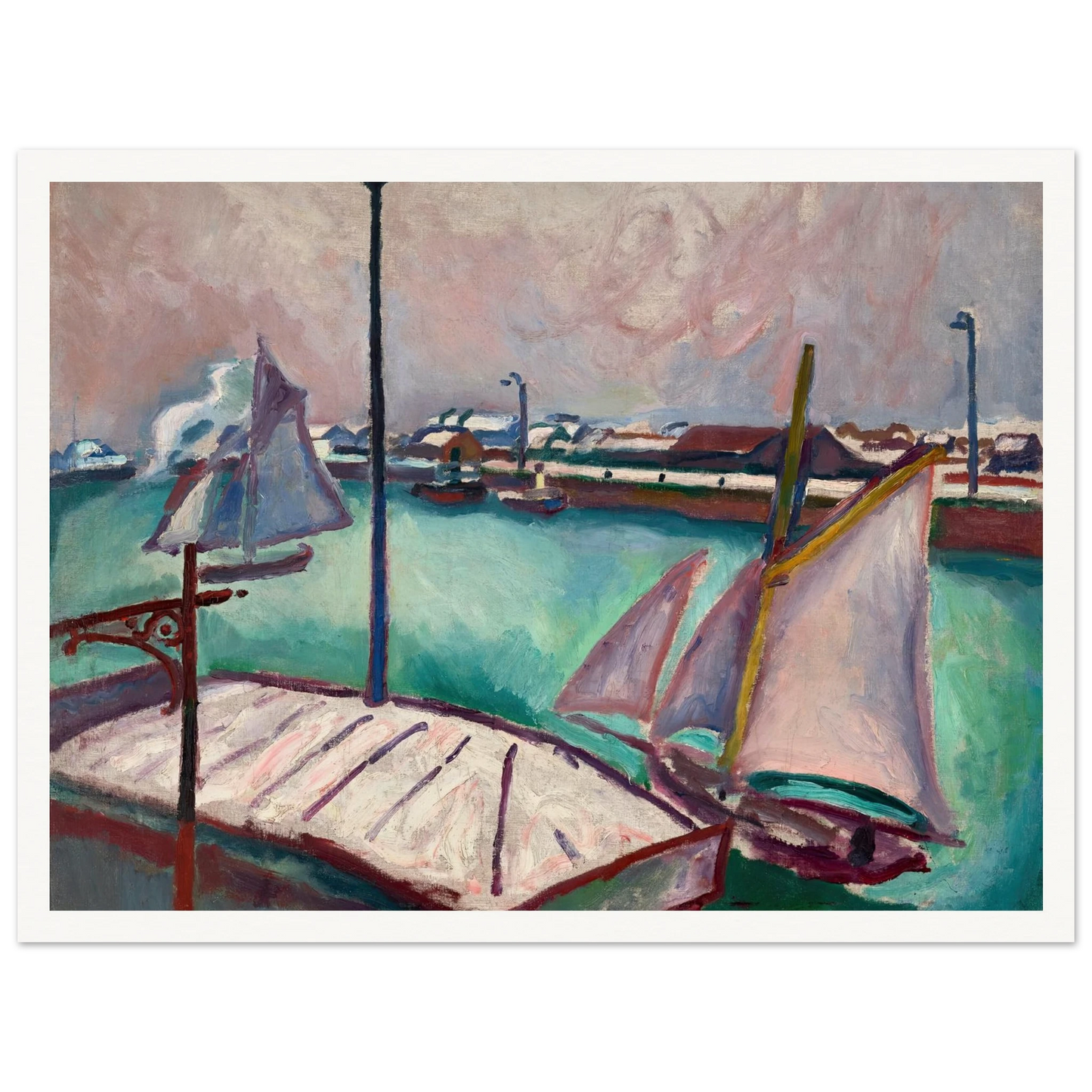 Les Barques (1906) Art Print | Raoul Dufy-Quipham Collections