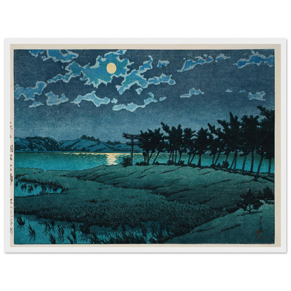 Mito, Hinuma, Hiroura (1946) Art Print | Kawase Hasui-Quipham Collections
