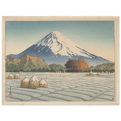 Izu Nagaoka shimo no asa (Frosty morning in Nagaoka, Izu) (1939) Art Print | Kawase Hasui-Quipham Collections
