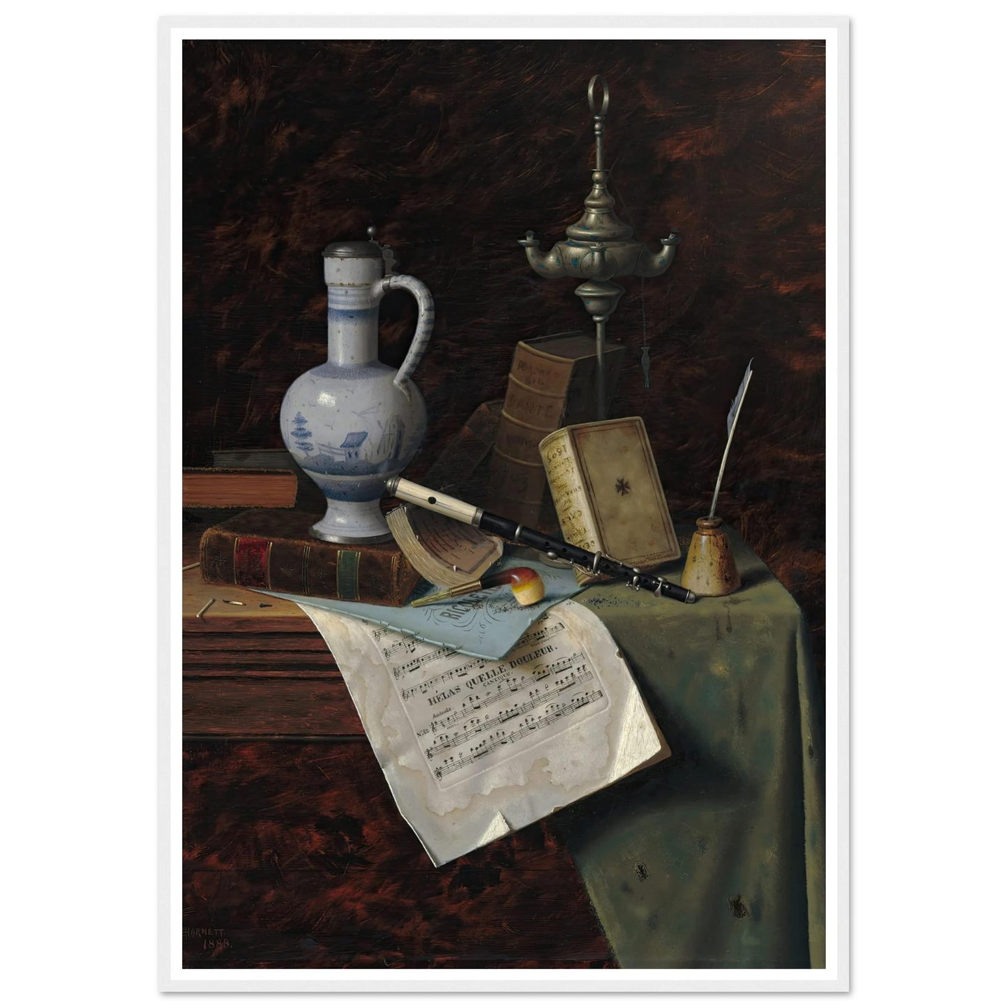 My Gems (1888) Art Print | William Michael Harnett-Quipham Collections