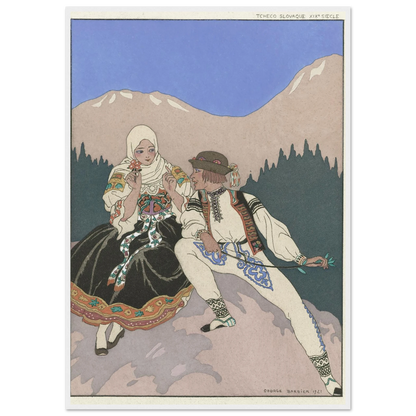 Le Langage des Fleurs (1921) Art Print | George Barbier-Quipham Collections