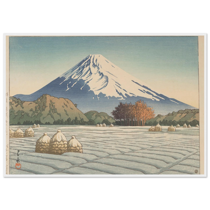 Izu Nagaoka shimo no asa (Frosty morning in Nagaoka, Izu) (1939) Art Print | Kawase Hasui-Quipham Collections