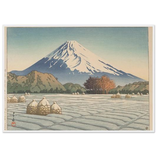 Izu Nagaoka shimo no asa (Frosty morning in Nagaoka, Izu) (1939) Art Print | Kawase Hasui-Quipham Collections