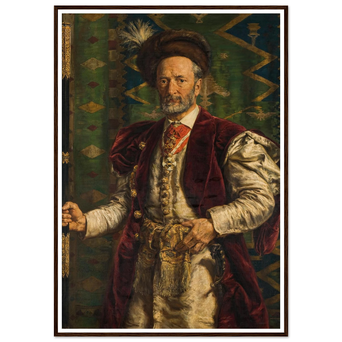 Portrait of Mikołaj Zyblikiewicz (1887) Art Print | Jan Matejko-Quipham Collections