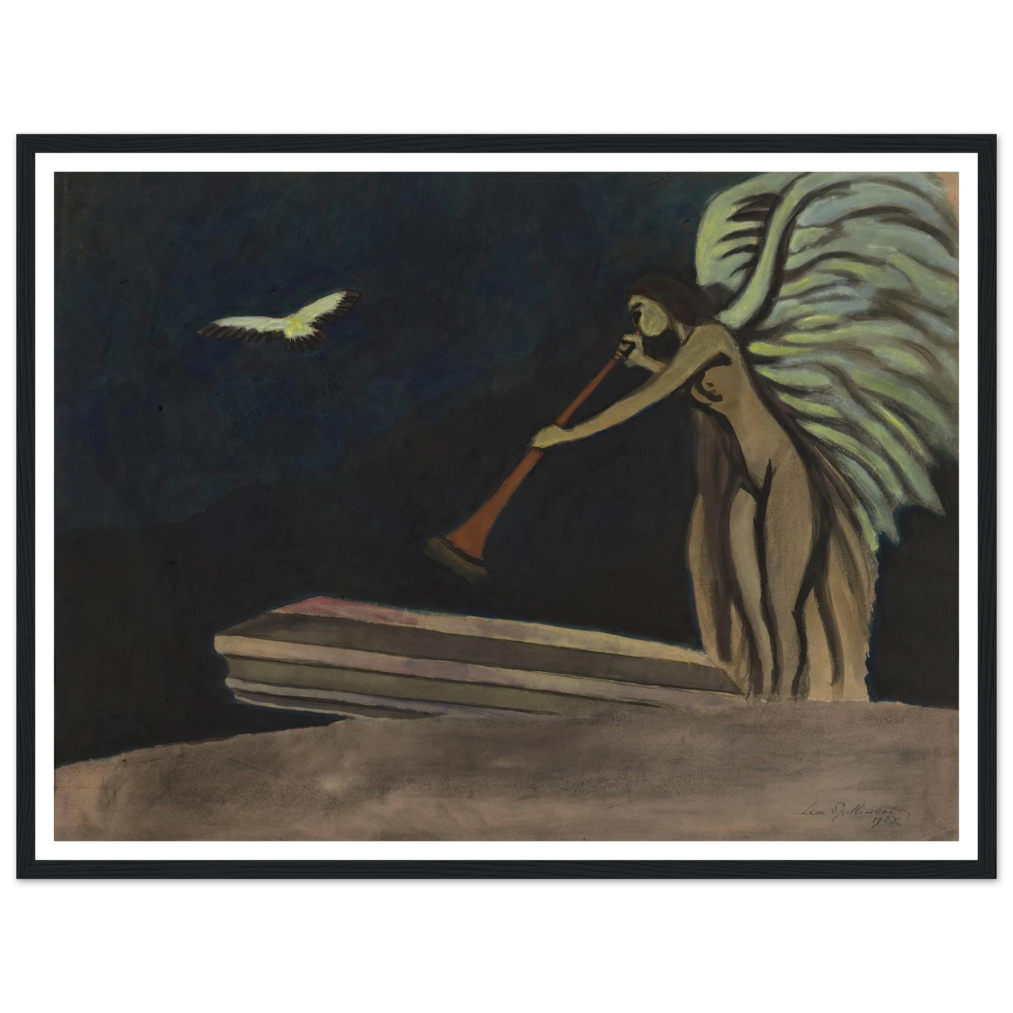 Résurrection (1928) Art Print | Leon Spilliaert-Quipham Collections