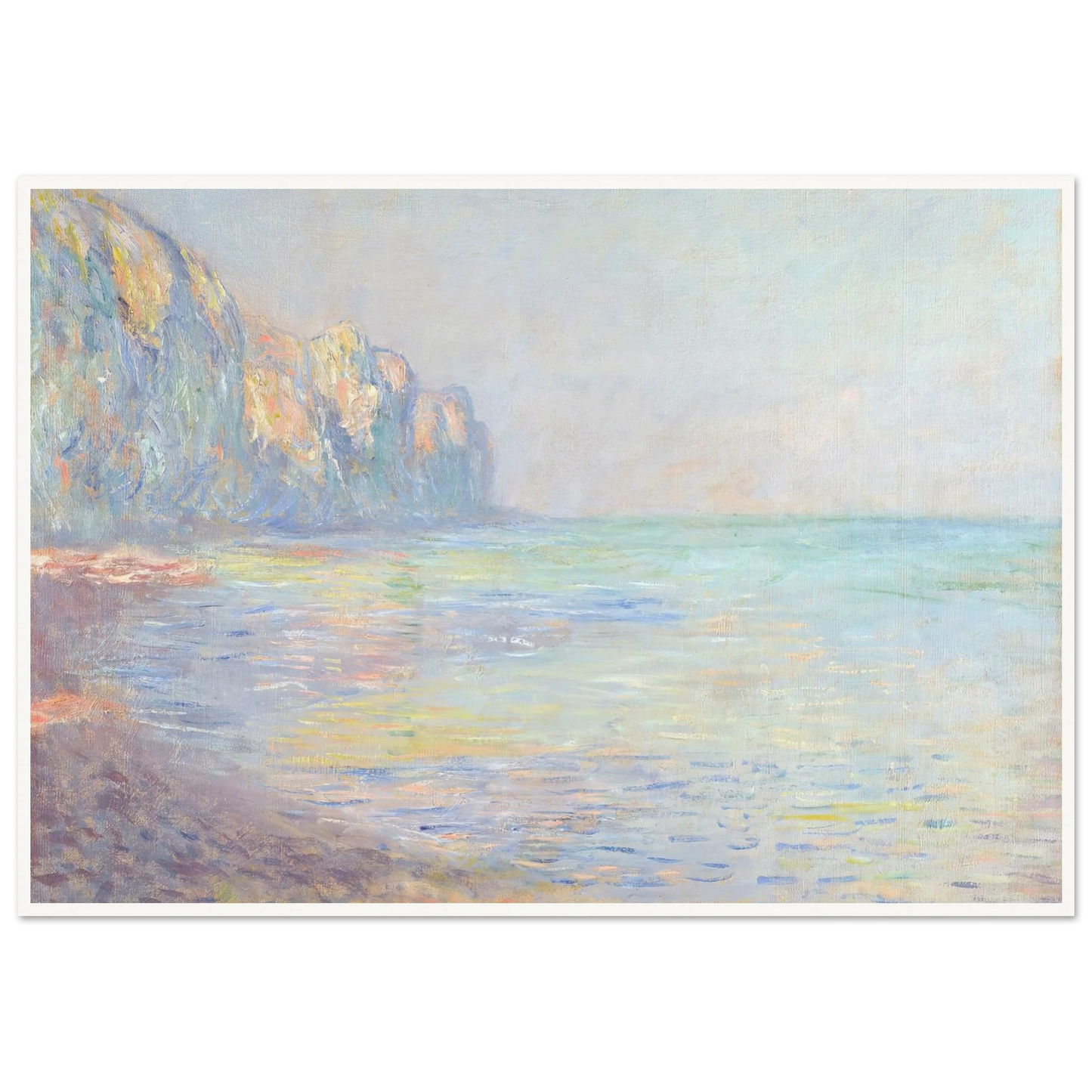 Le Matin, temps brumeux, Pourville (Misty Morning at Pourville) (1882) Art Print | Claude Monet-Quipham Collections