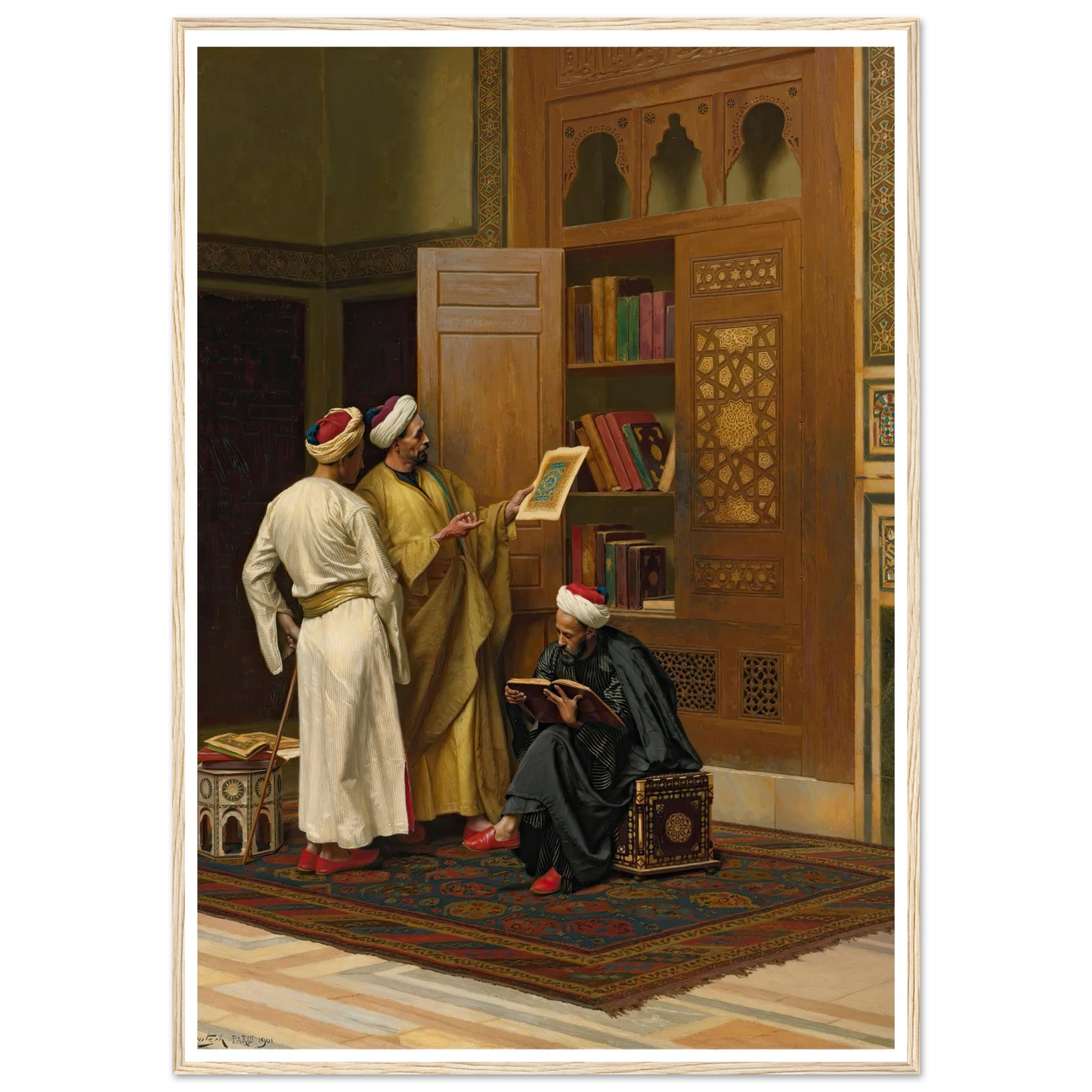 The Scholars (1901) Art Print | Ludwig Deutsch-Quipham Collections
